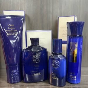 Oribe brilliance & shine shampoo +conditioner +primer+styler